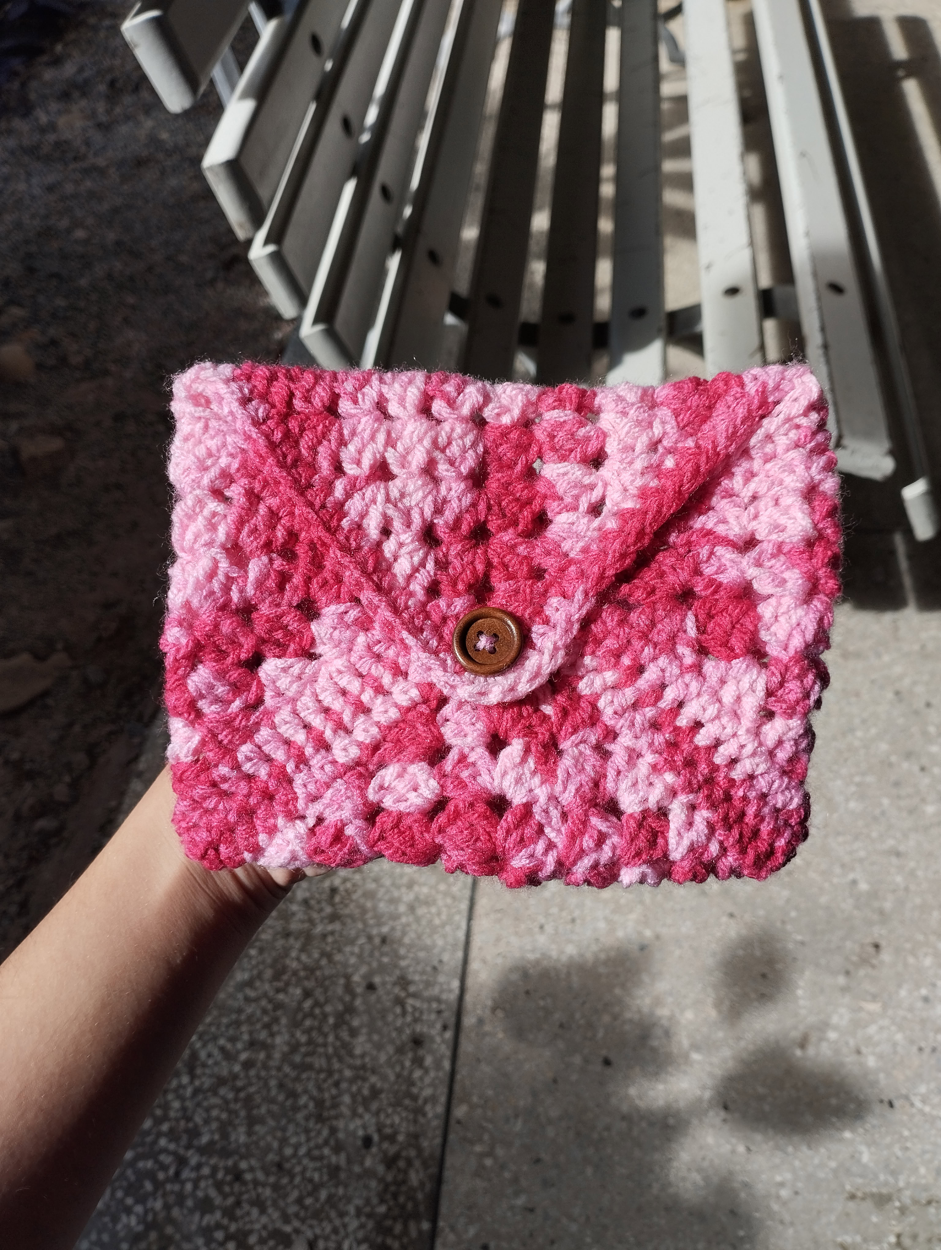Capinha para kindle feita de crochê em Natal RN
